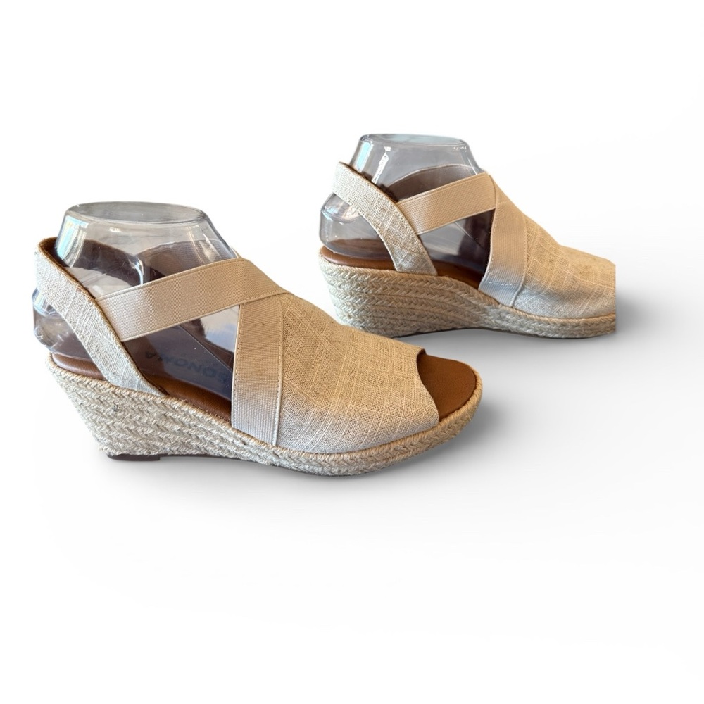 Sonoma Women's Cream Wedge Sandals